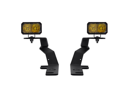 Stage Series Backlit Ditch Light Kit for 2017-2020 Ford Raptor (Yellow Combo)