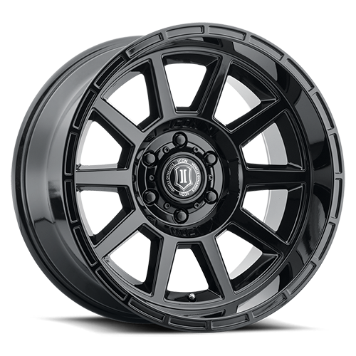 ICON Alloys Recoil, Gloss Black, 20 x 10 / 6 x 135, -24mm Offset, 4.5" BS